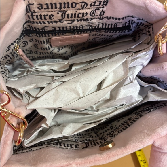 Juicy Couture Pink Crossbody Bag with Rhinestone Logo NWT - Picture 10 of 10